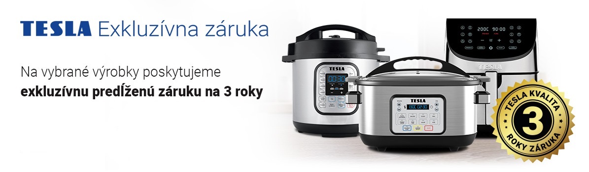 Hrnce a fritézy TESLA s predĺženou zárukou